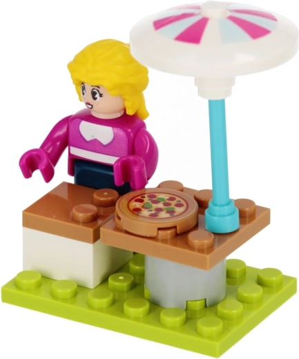 Buitenterras met parasol