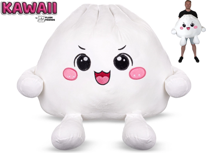 Plush Friends Kawaii stralende pluche bao-dumpling 60 cm