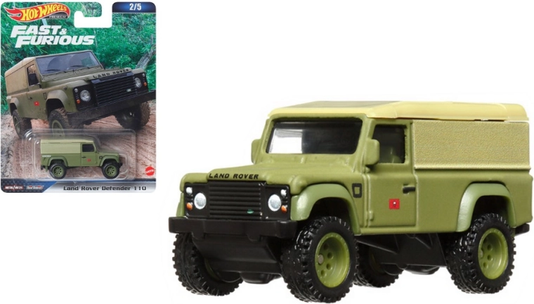 Hot Wheels Land Rover Defender 110 – Fast & Furious verzamelmodel 1:64