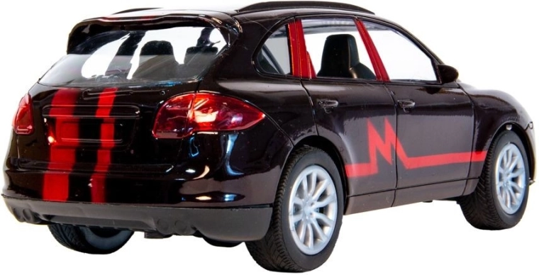 Sportieve look met rode graphics