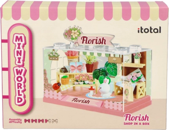i-Total DIY diorama bloemenwinkel om zelf te bouwen