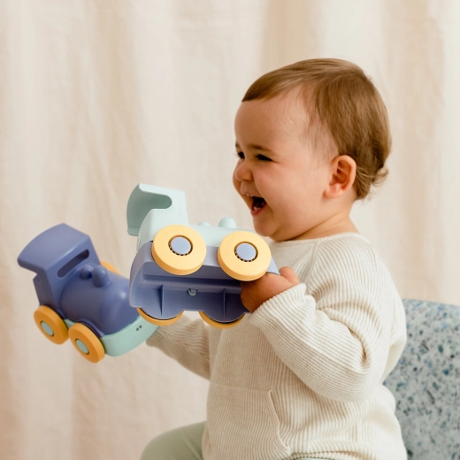 Locomotief voor kleine handjes