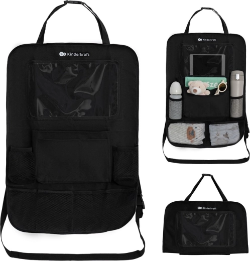 Kinderkraft auto-organizer 2-in-1 Zwart