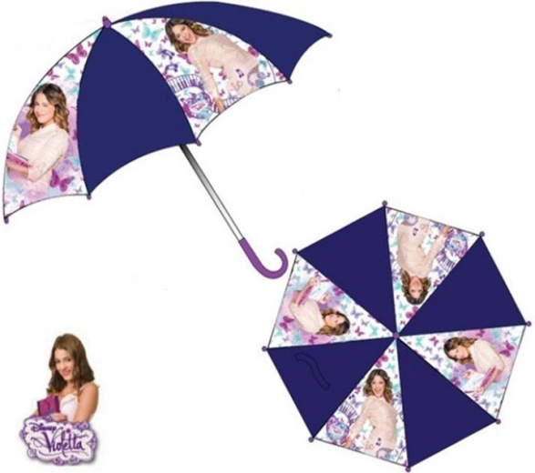 Disney Violetta paraplu blauw 55 cm