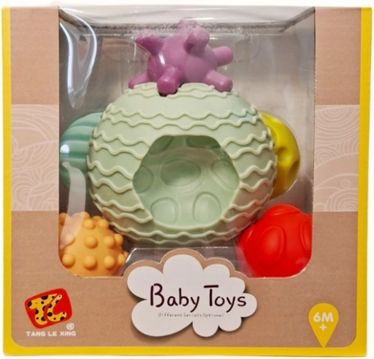 Sensorische vinyl ballen voor baby’s