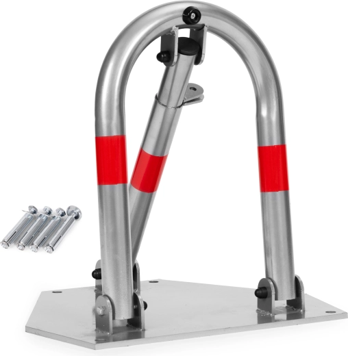 Inklapbare parkeerbeugel 45 cm met slot en reflecterende strepen