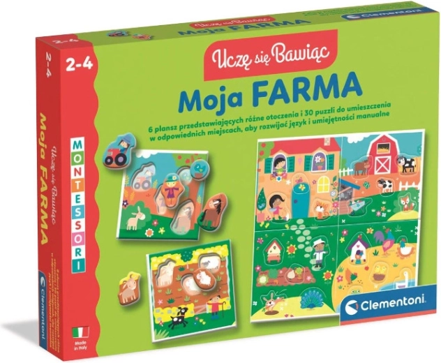 Clementoni Mijn Boerderij – interactieve educatieve set voor kinderen
