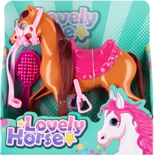 Paardje met accessoires