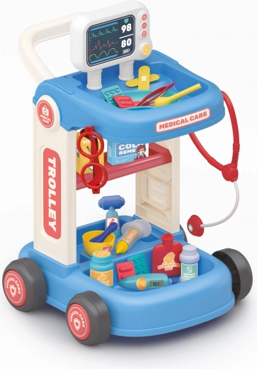 Medische kar met accessoires