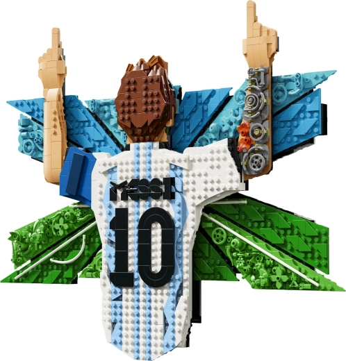 Verzamelstuk LEGO Art met een uitgesproken design