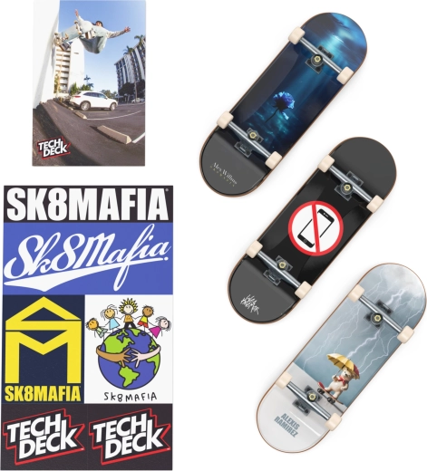 Drie complete Sk8Mafia-boards