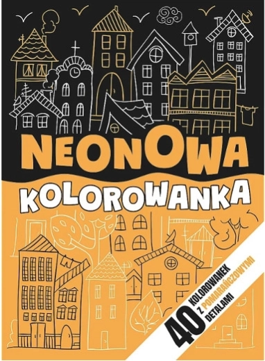 Neon kleurboek – oranje