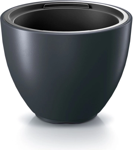 Bloempot met inzet HEOS 56,9 cm – antraciet