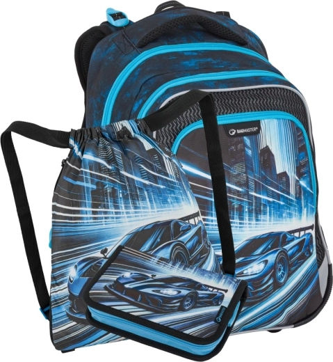 Bagmaster LUMI kleine schoolset voor eersteklassers – auto