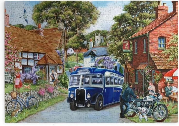 Puzzel House of Puzzles Smalle weg 500 stukjes