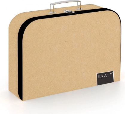 Lamino koffertje KRAFT nature 34 cm