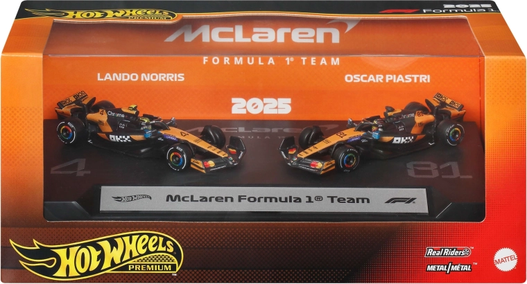 Twee McLaren-racewagens in één verpakking