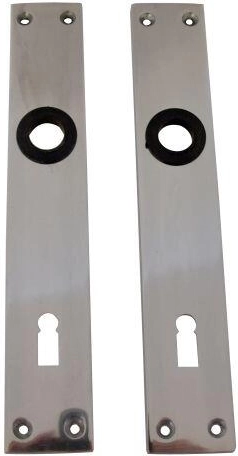 Aluminium deurschild voor sleutel 90 mm (1 paar)