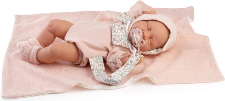 Antonio Juan Luna slapende therapeutische babypop 34 cm