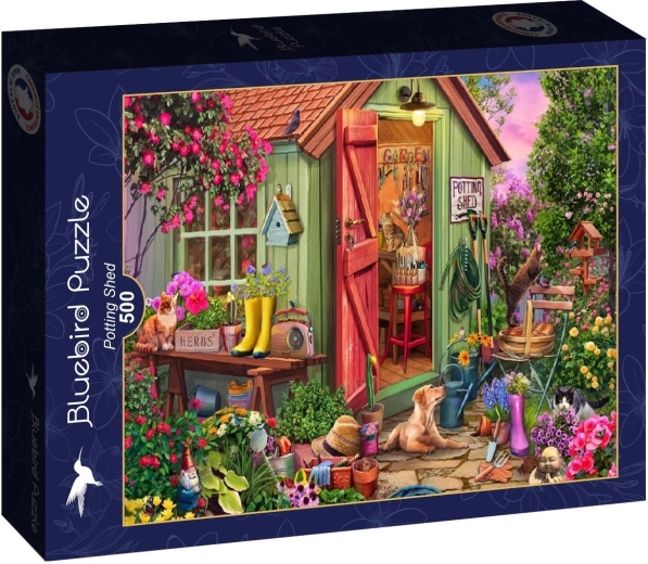 Bluebird puzzel tuinhuisje 500 stukjes