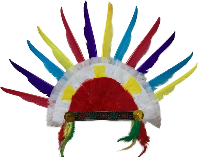 Carnavalshoofdband indiaan