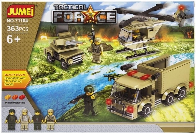 Bouwset Jumei Tactical Force – tactische eenheden 363 onderdelen - 1 stuk