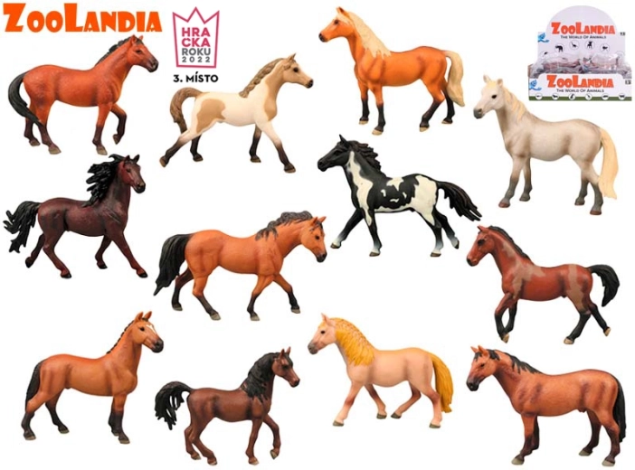 Zoolandia plastic paard 14 cm – 12 soorten