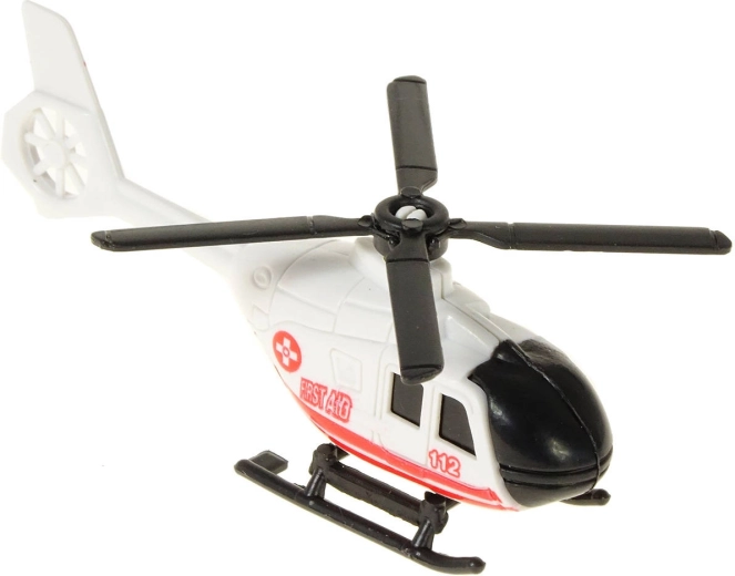 De helikopter voegt luchtsteun toe