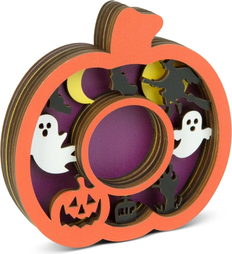 Halloweenontwerp met pompoen