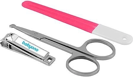 Babyono set kindermanicure rood