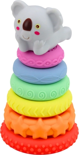 Getextureerde ringen voor zintuiglijk ontdekken