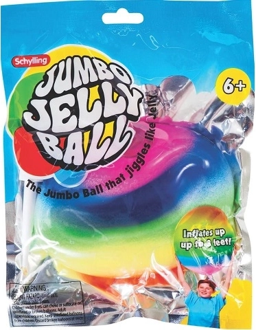 Jumbo jellybal regenboog met pompje