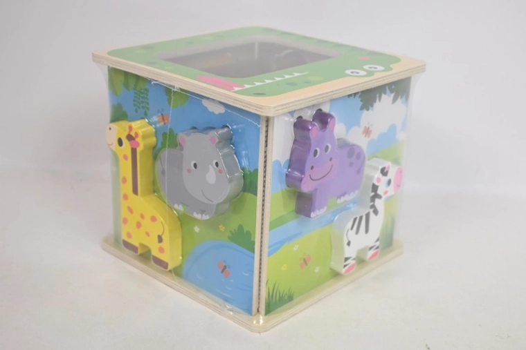 SmilyPlay vormensorteerkubus Zoo