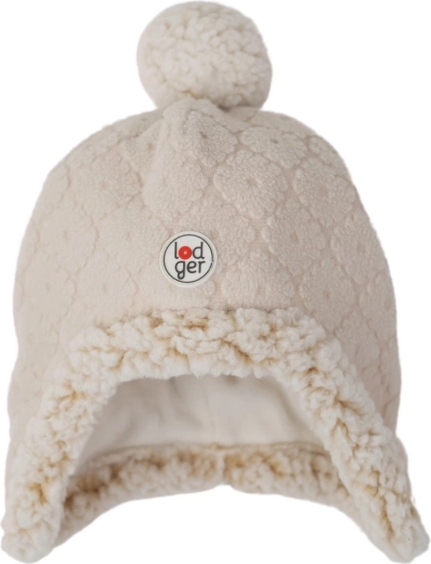 Lodger fleece muts folklore fleece birch 1–2 jaar