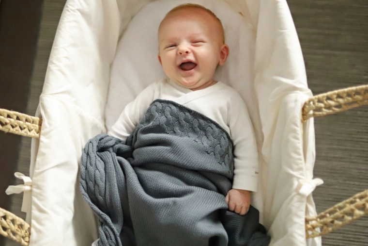 Ademend en comfortabel voor in de kinderwagen en het ledikantje