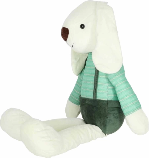 Groene broek en gedetailleerde afwerking