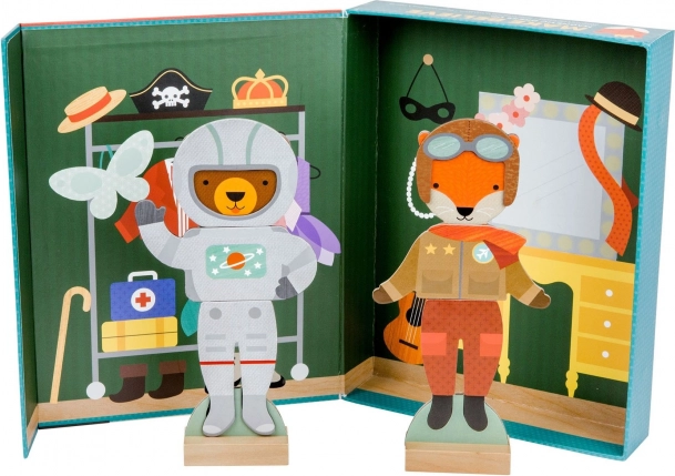 Magnetische puzzel dieren Petit Collage