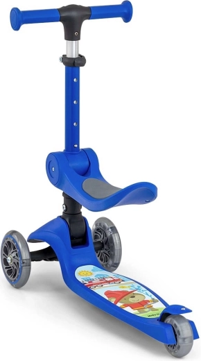 Stabiel driewielig ontwerp met zitje