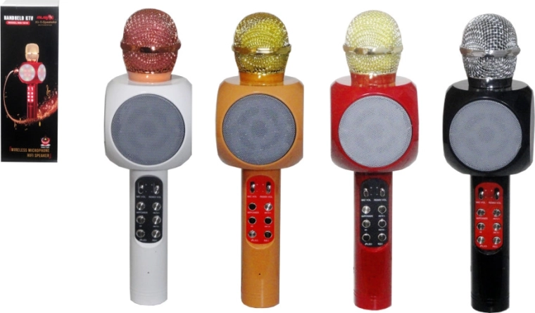 Bluetooth kindermicrofoon met licht en geluid - 1 stuk