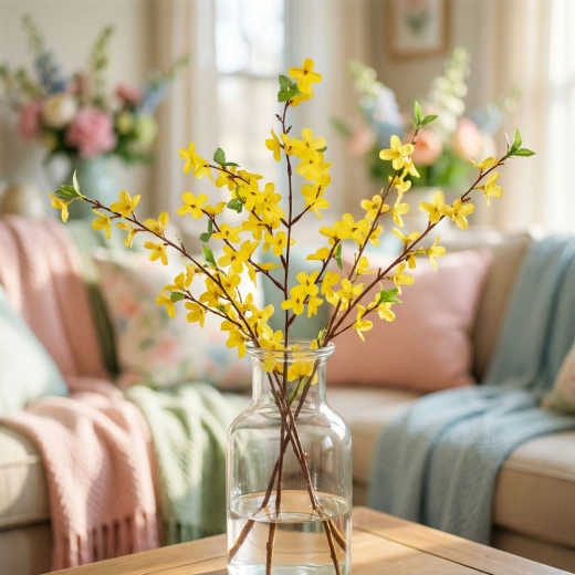 Decoratieve tak van goudenregen 46 cm