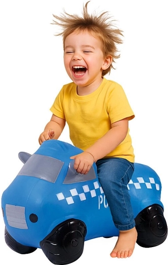 HoppyDoo springauto politie - 1 stuk