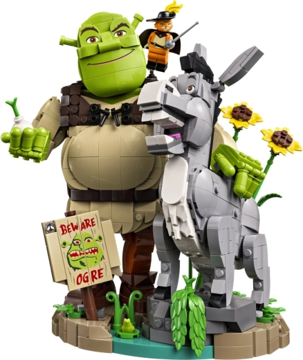 Iconisch trio personages uit de film Shrek