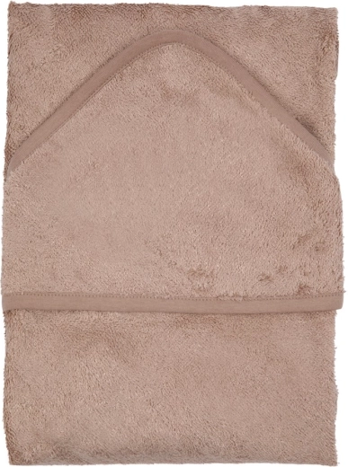 Timboo badcape met capuchon 75 x 75 cm savannah sand