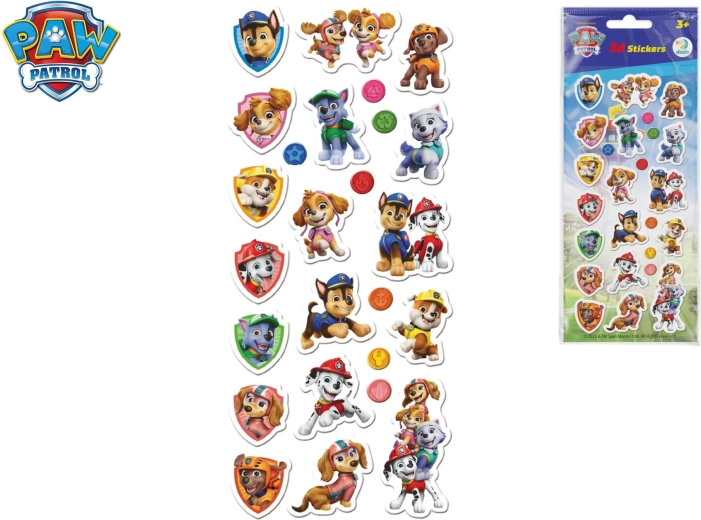 Set 3D-stickers Paw Patrol