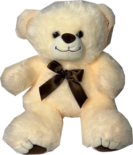 Crèmekleurige pluchen teddybeer 28 cm