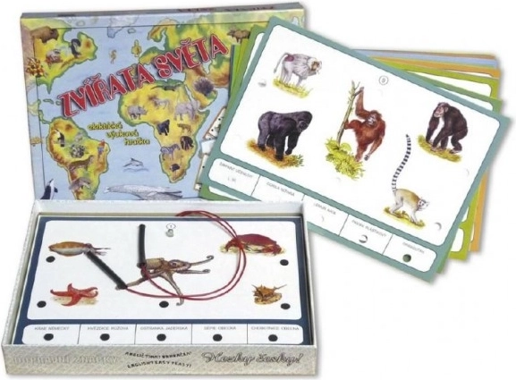 Dieren van de wereld didactisch spel