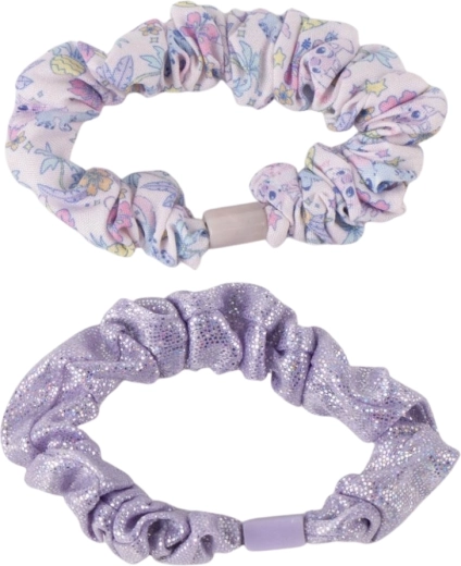 Stoffen scrunchies voor zacht vastzetten van het haar