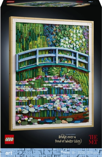 LEGO Art Claude Monet – Brug over de vijver met waterlelies
