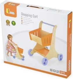 Houten winkelwagentje voor kinderen 12 m+
