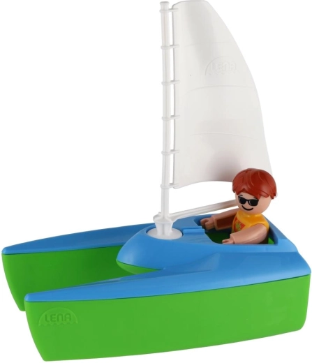 Twee boten met figuren